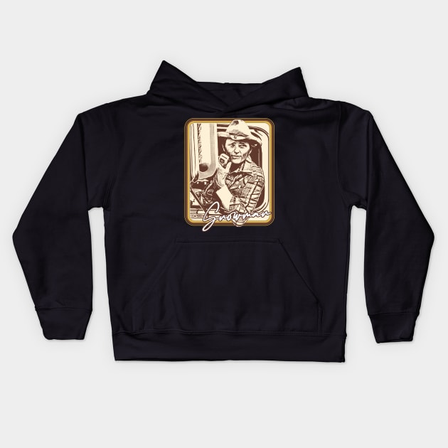 Snowman - Smokey & The Bandit - Retro Fan Art Kids Hoodie by DankFutura